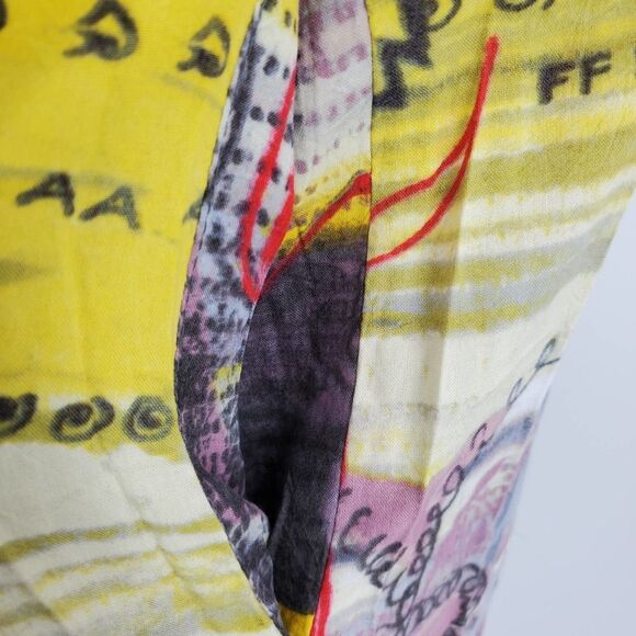 ESPECIALLY FOR YOU by JAMSWORLD womens 3 floral V neck smocked waist dress - Picture 4 of 4